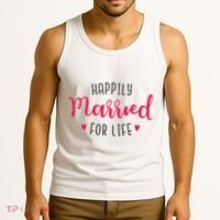 Happily Married For Life Tank Top thumb 3