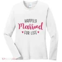 Happily Married For Life Women's Long Sleeve Shirt thumb 0