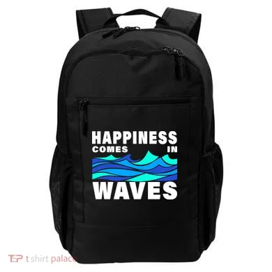 Happiness Comes In Waves Backpack