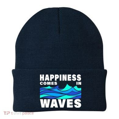 Happiness Comes In Waves Beanie