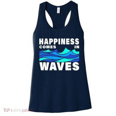 Happiness Comes In Waves Women's Tank Top
