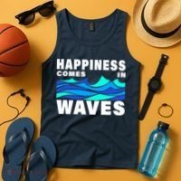 Happiness Comes In Waves Tank Top thumb 4
