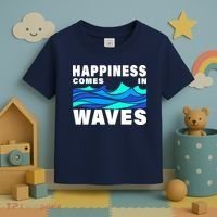 Happiness Comes In Waves Toddler T-Shirt thumb 3