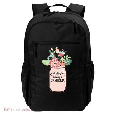 Happiness Is Being A Grandma Flower Backpack