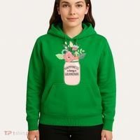 Happiness Is Being A Grandma Flower Hoodie thumb 5