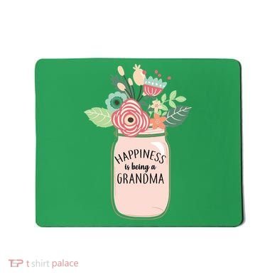 Happiness Is Being A Grandma Flower Mousepad