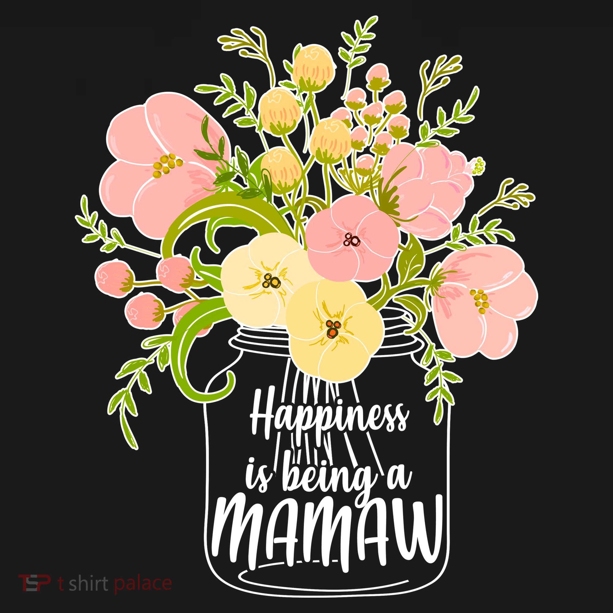 Happiness Is Being A Mamaw Apron