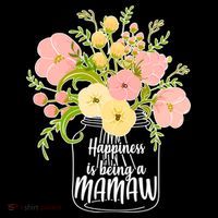 Happiness Is Being A Mamaw Ornament thumb 1