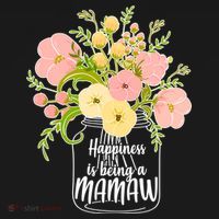 Happiness Is Being A Mamaw Women's Long Sleeve Shirt thumb 2