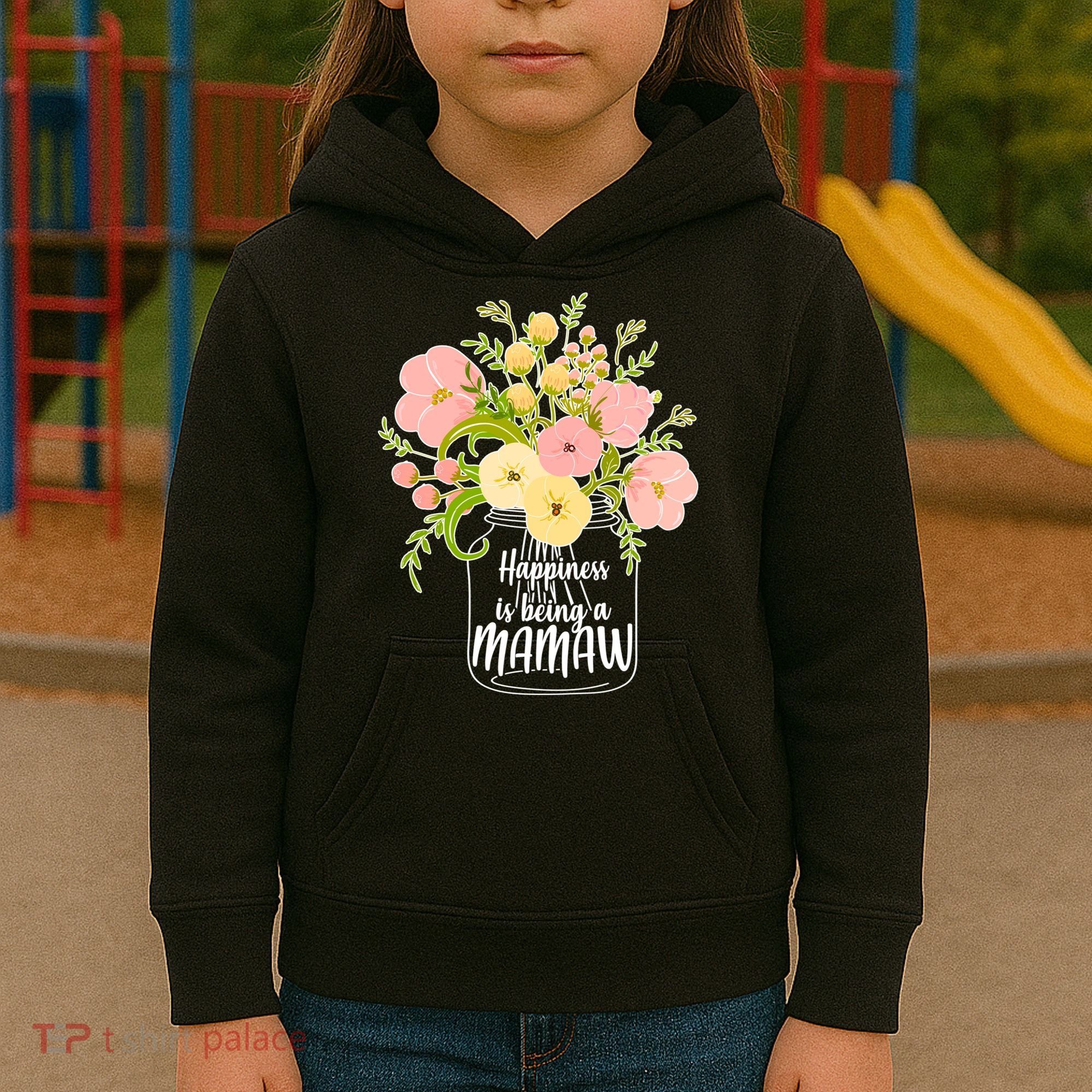 Happiness Is Being A Mamaw Kids Hoodie