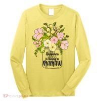 Happiness Is Being A Mamaw Long Sleeve Shirt thumb 0