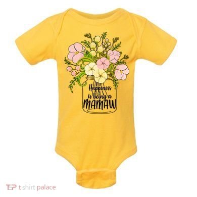 Happiness Is Being A Mamaw Baby Bodysuit