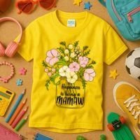 Happiness Is Being A Mamaw Kids T-Shirt thumb 3