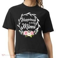 Happiness Is Being A Mimi Comfort Colors Boxy T-Shirt thumb 0