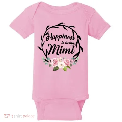 Happiness Is Being A Mimi Baby Bodysuit