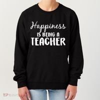 Happiness Is Being A Teacher Women's Sweatshirt thumb 0