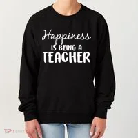 Happiness Is Being A Teacher Women's Sweatshirt thumb 0
