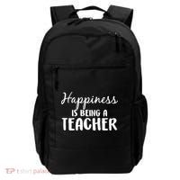 Happiness Is Being A Teacher Backpack thumb 0