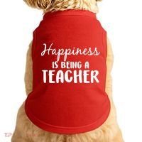 Happiness Is Being A Teacher Doggie Tank thumb 0