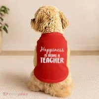 Happiness Is Being A Teacher Doggie Tank thumb 2