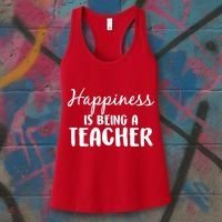 Happiness Is Being A Teacher Women's Tank Top thumb 3