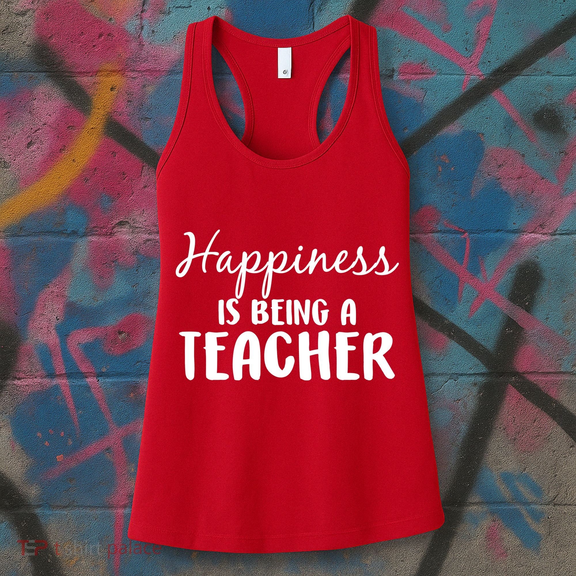 Happiness Is Being A Teacher Women's Tank Top