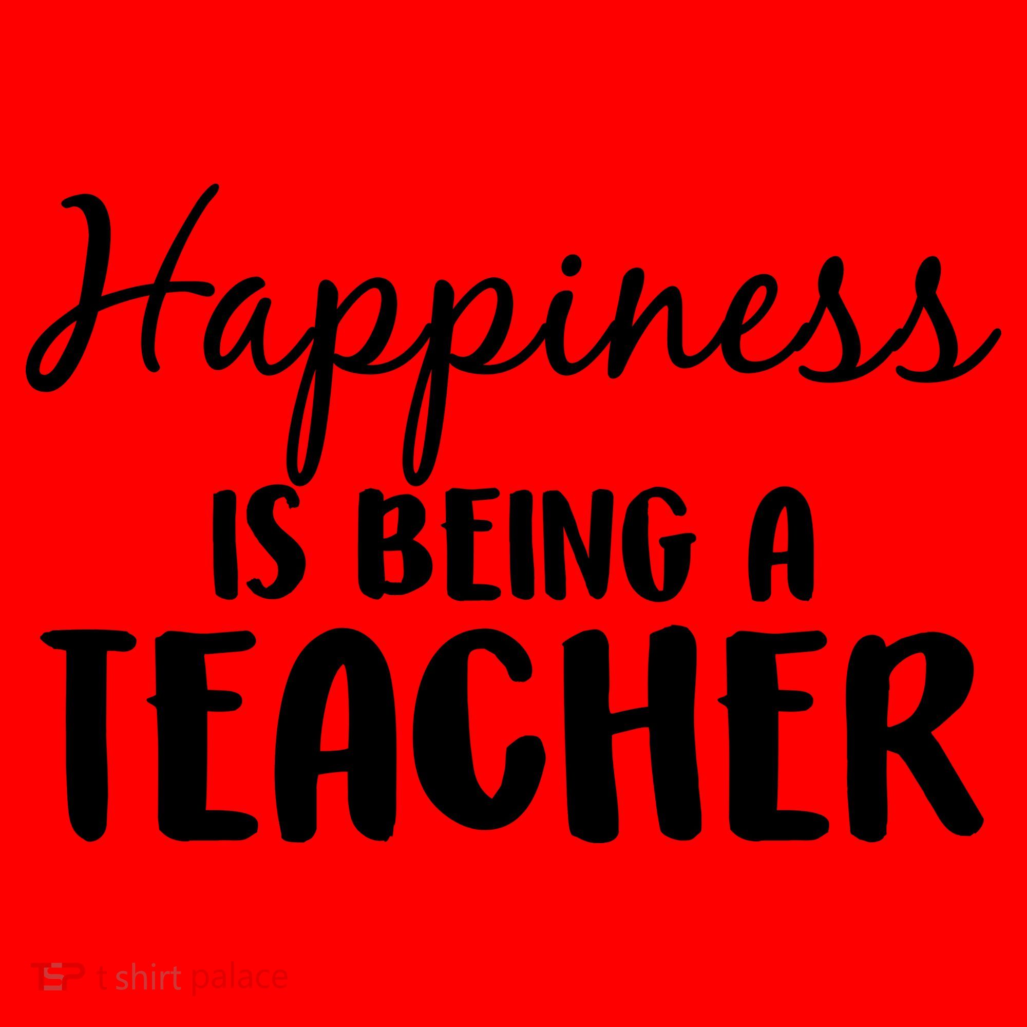 Happiness Is Being A Teacher Santa Hat