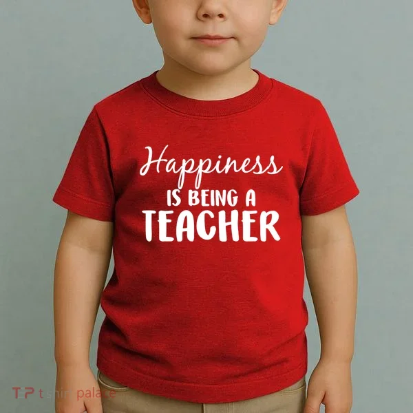 Happiness Is Being A Teacher Toddler T-Shirt