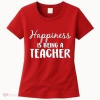 Happiness Is Being A Teacher Women's T-Shirt thumb 0
