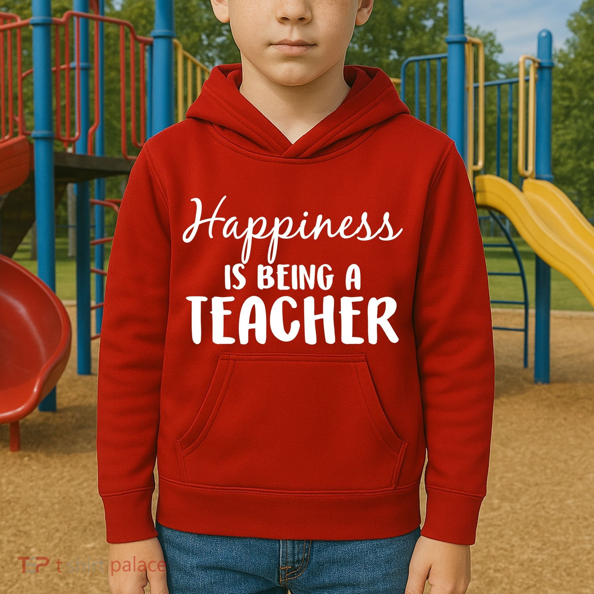Happiness Is Being A Teacher Kids Hoodie