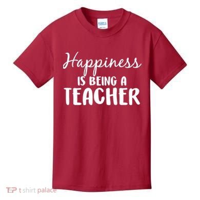 Happiness Is Being A Teacher Kids T-Shirt