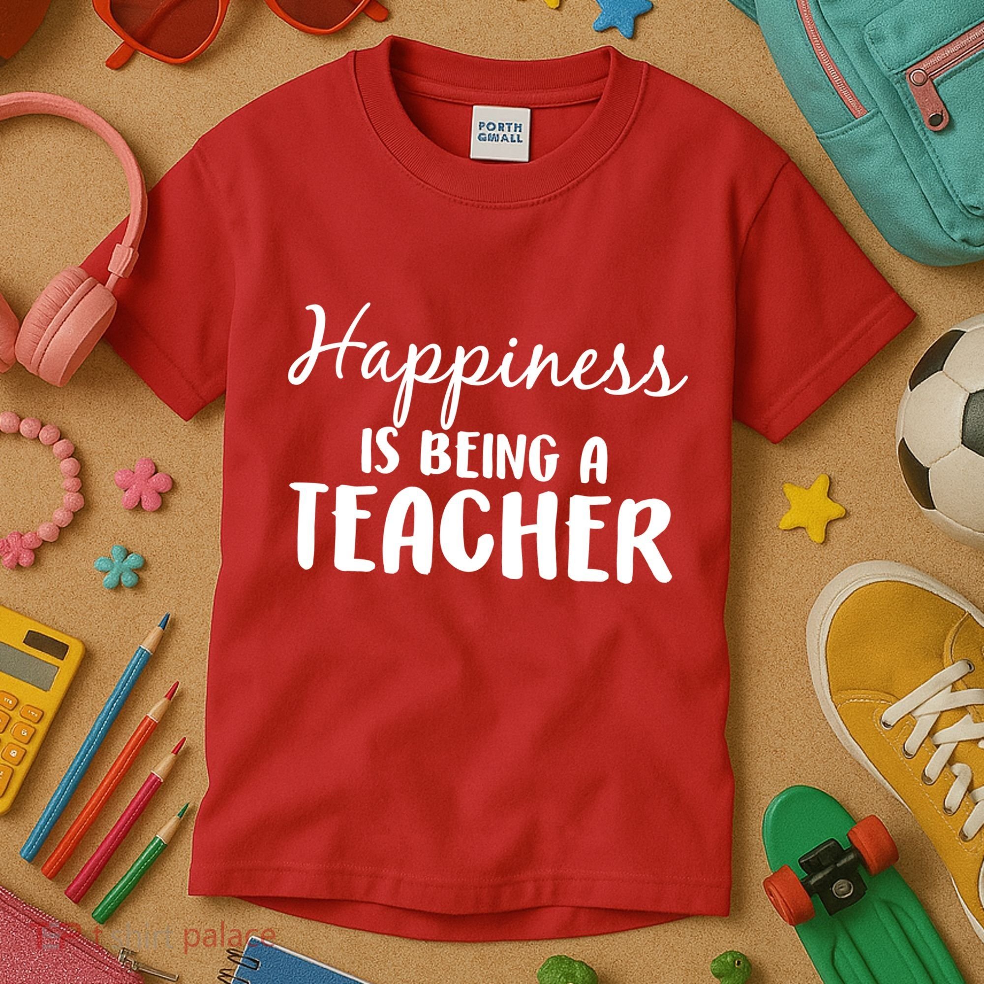 Happiness Is Being A Teacher Kids T-Shirt