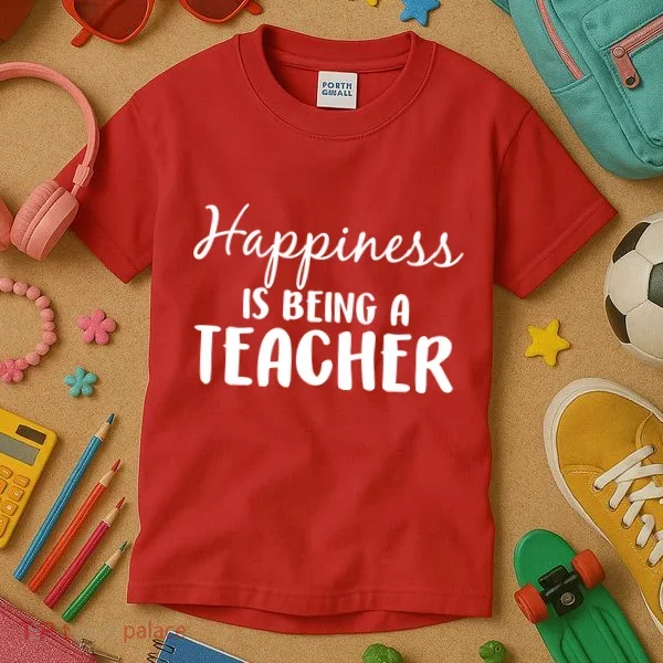 Happiness Is Being A Teacher Kids T-Shirt