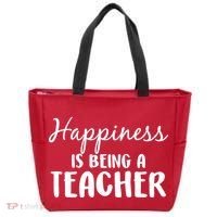 Happiness Is Being A Teacher Tote Bag thumb 0