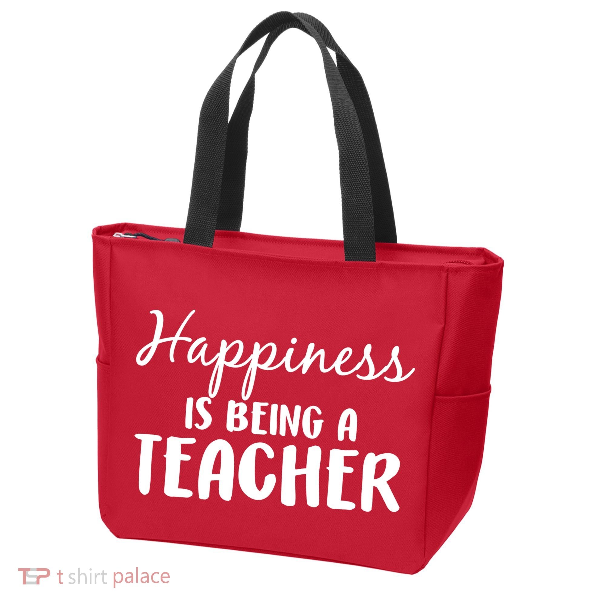 Happiness Is Being A Teacher Tote Bag