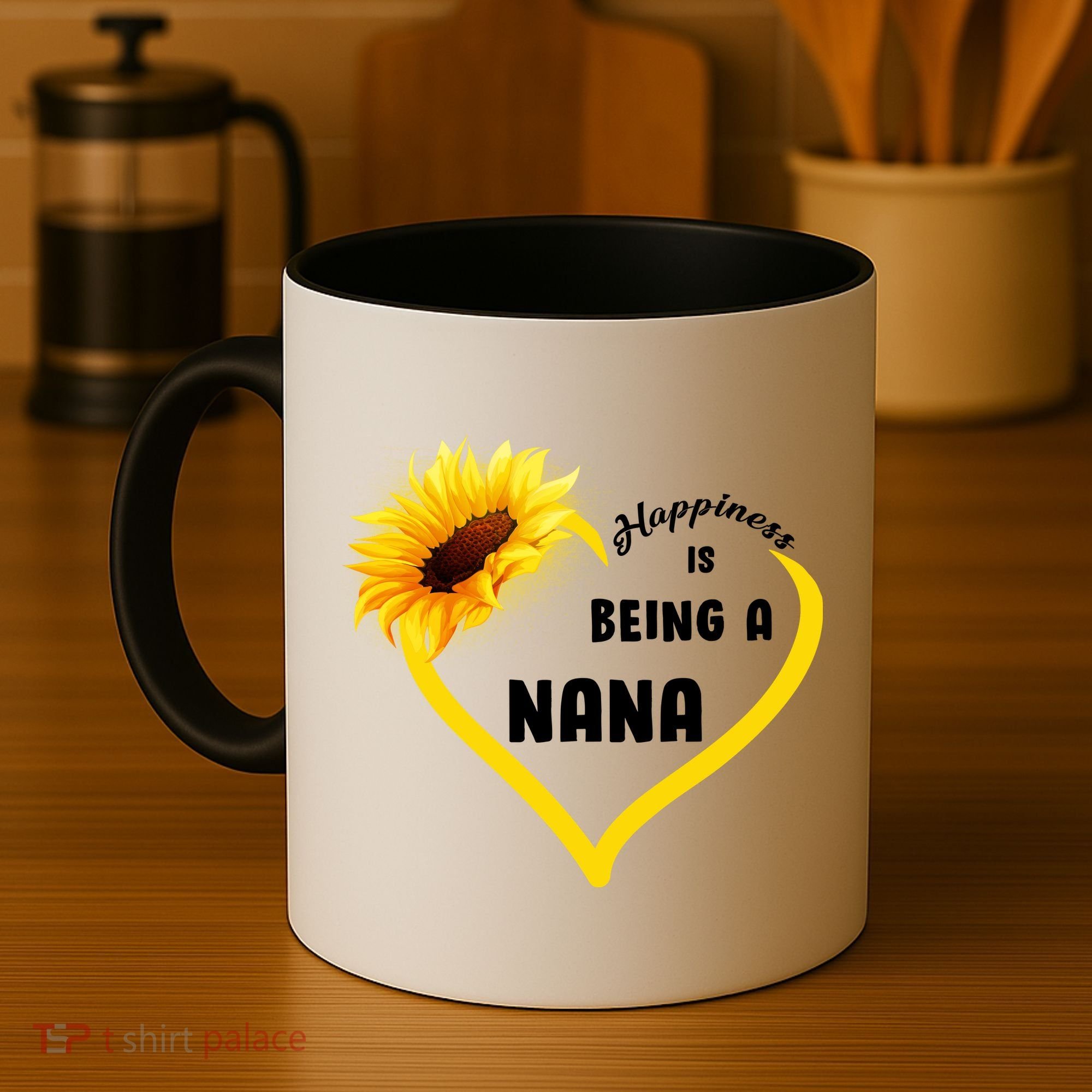 Happiness Is Being Called Nana Sunflower Coffee Mug