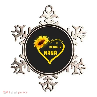 Happiness Is Being Called Nana Sunflower Ornament