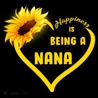 Happiness Is Being Called Nana Sunflower Ornament thumb 1