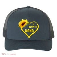 Happiness Is Being Called Nana Sunflower Yupoong Adult 5-Panel Trucker Hat thumb 0