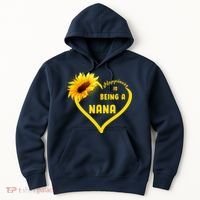 Happiness Is Being Called Nana Sunflower Hoodie thumb 0