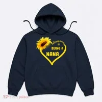 Happiness Is Being Called Nana Sunflower Hoodie thumb 0