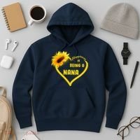 Happiness Is Being Called Nana Sunflower Hoodie thumb 3