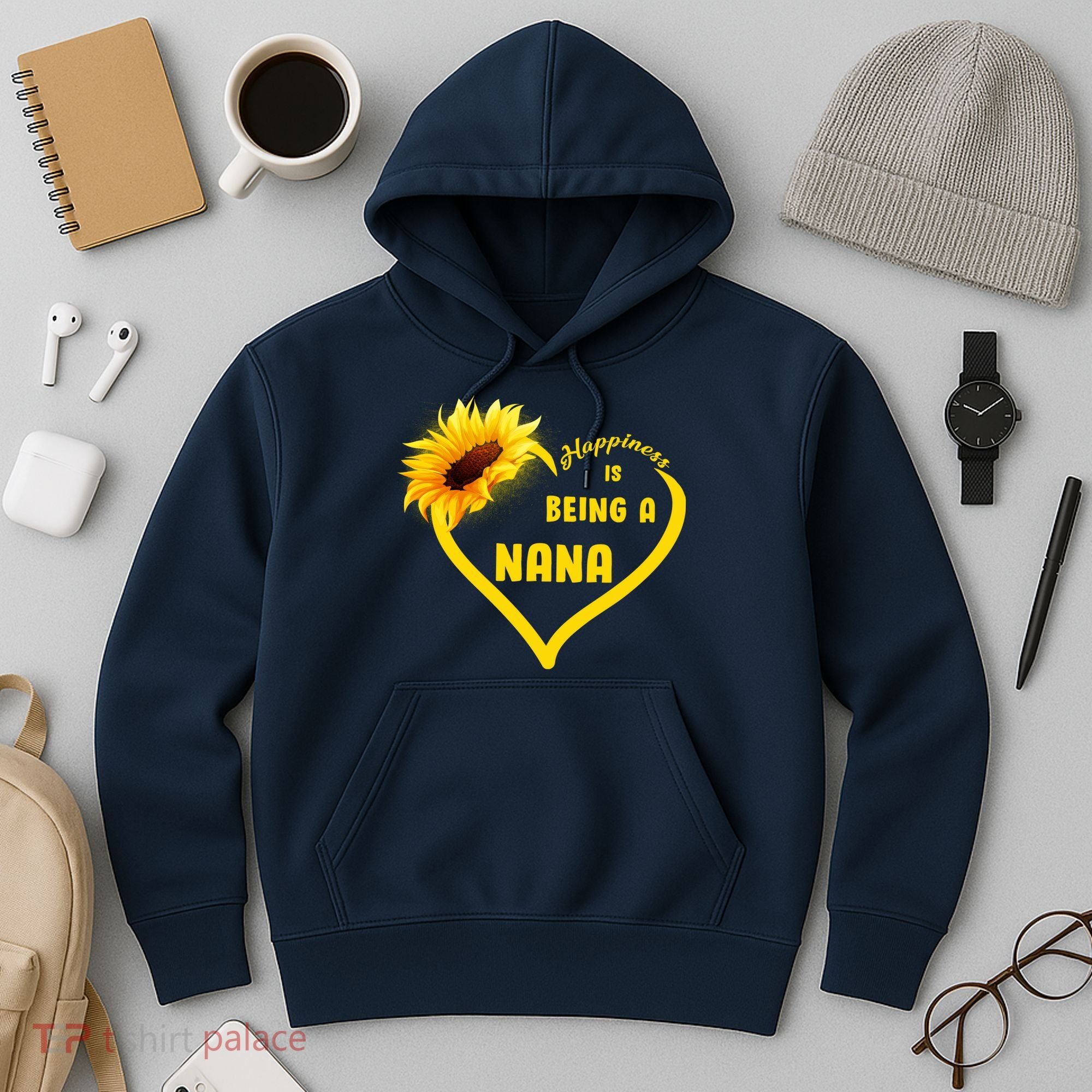 Happiness Is Being Called Nana Sunflower Hoodie