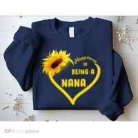 Happiness Is Being Called Nana Sunflower Sweatshirt thumb 2