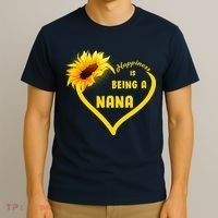 Happiness Is Being Called Nana Sunflower T-Shirt thumb 3