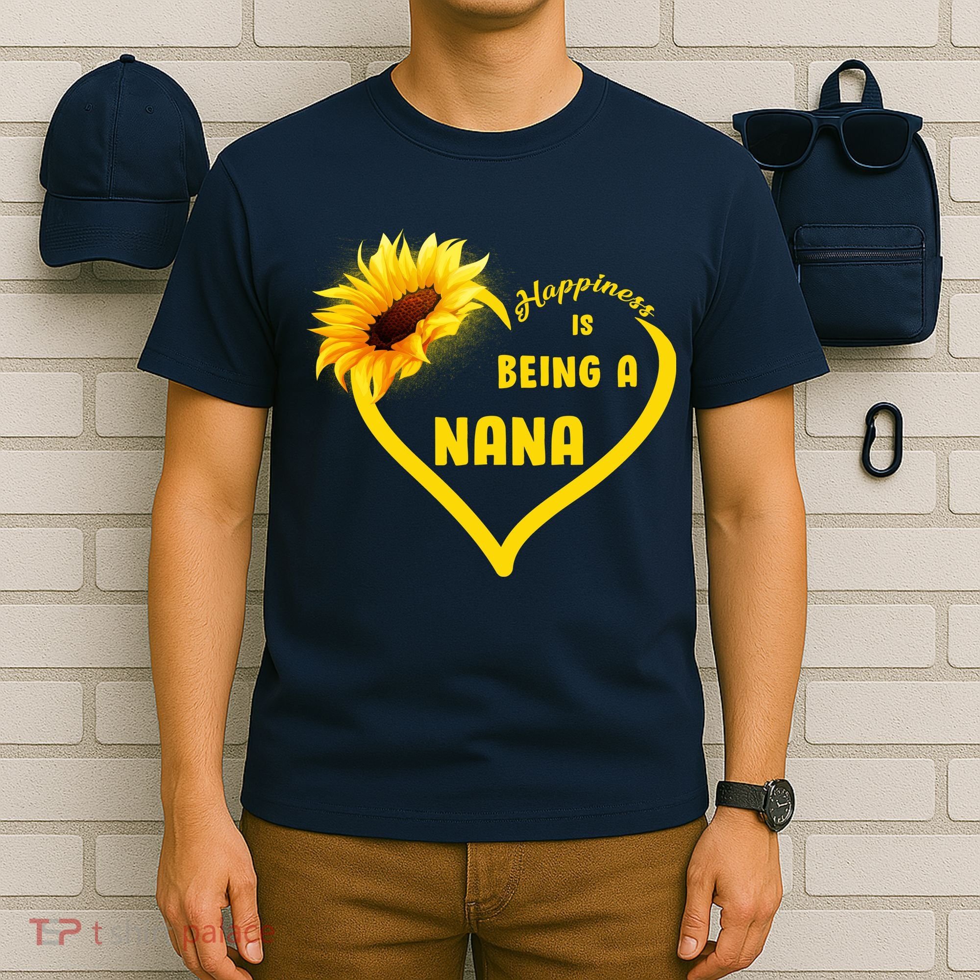 Happiness Is Being Called Nana Sunflower T-Shirt