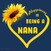 Happiness Is Being Called Nana Sunflower Hat thumb 2