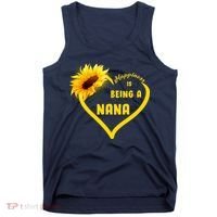 Happiness Is Being Called Nana Sunflower Tank Top thumb 0
