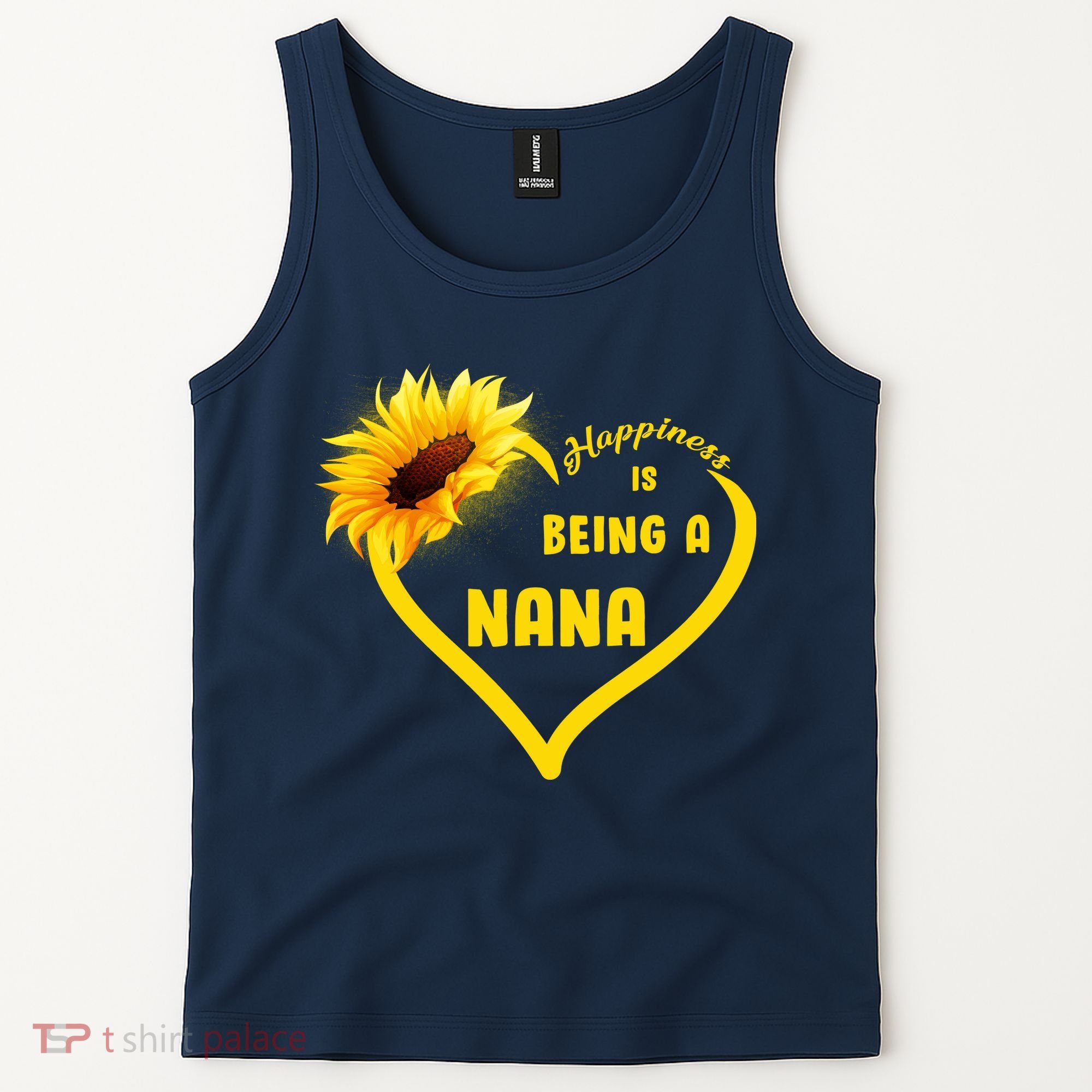 Happiness Is Being Called Nana Sunflower Tank Top