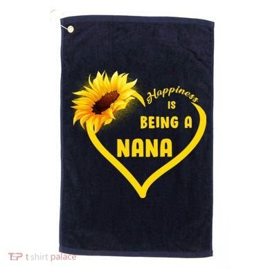Happiness Is Being Called Nana Sunflower Golf Towel